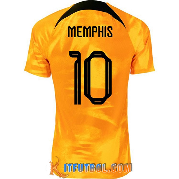 Camiseta Nacional Países Bajos (MEMPHIS #10) 2022/2023 Primera