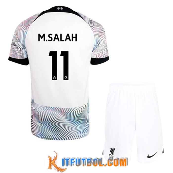 Camisetas De Futbol Liverpool (M.SALAH #11) Ninos Segunda 2022/2023