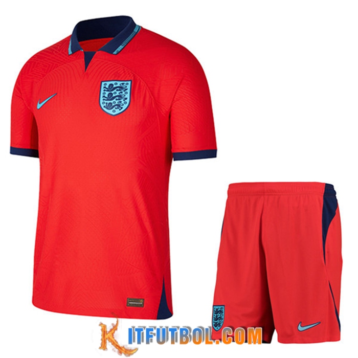 Camisetas Futbol Inglaterra Segunda + Cortos Copa Del Mundo 2022