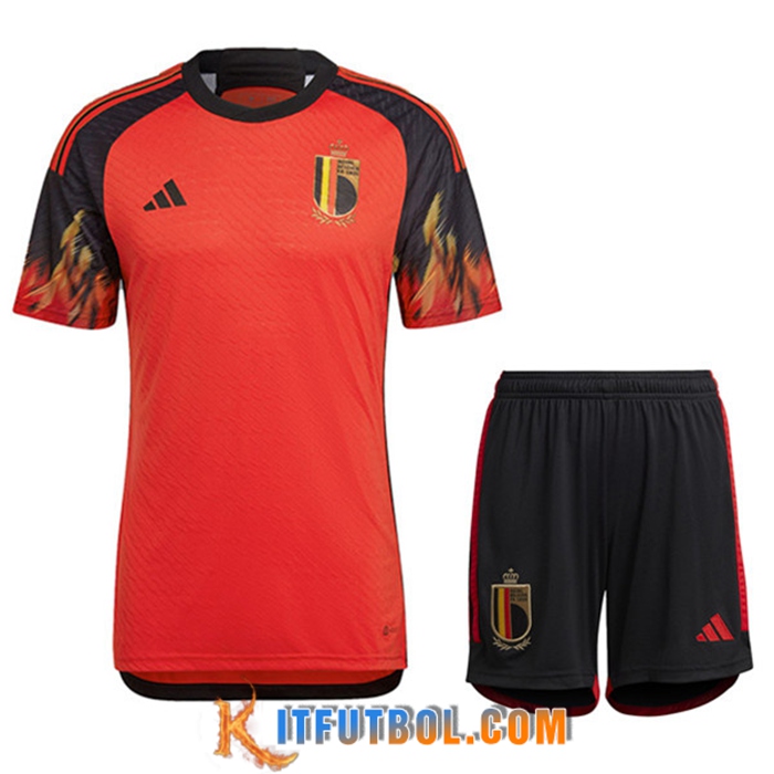Camisetas De Futbol Bélgica Primera + Cortos 2022/2023