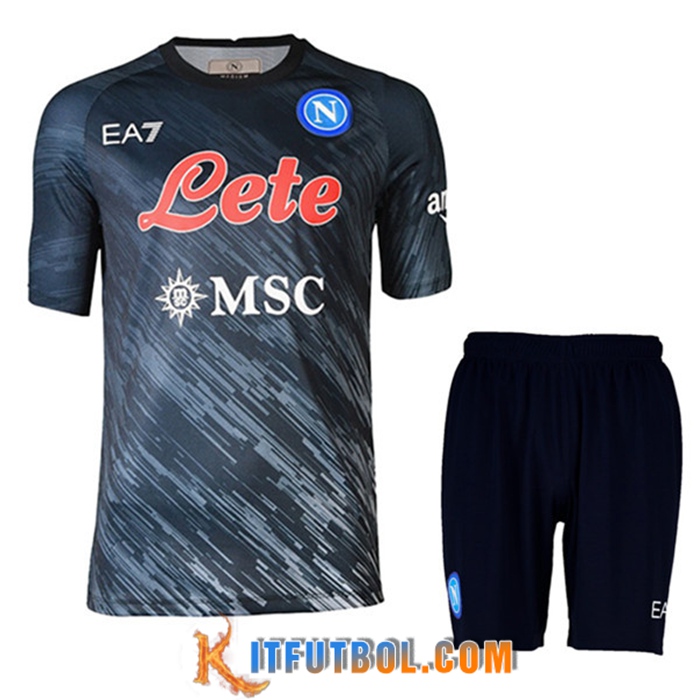 Camisetas De Futbol SSC Napoli Tercera + Cortos 2022/2023