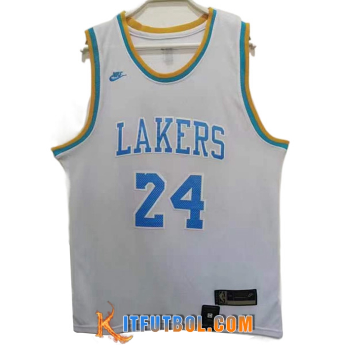 Camisetas Los Angeles Lakers (BRYANT #24) 2022/23 Blanco