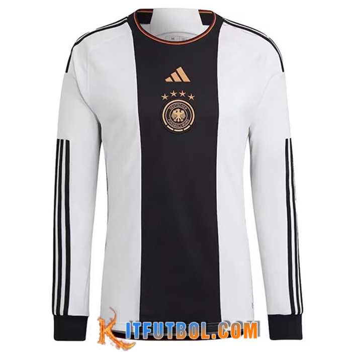 Nueva Camiseta Equipo Nacional Alemania Primera Manga Larga 2022/2023