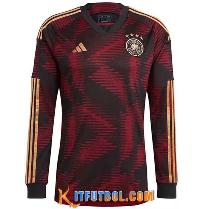 Nueva Camiseta Equipo Nacional Alemania Segunda Manga Larga 2022/2023