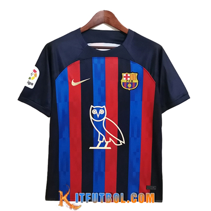 Nueva Camisetas De Futbol FC Barcelona Drake The Classic 2022/2023