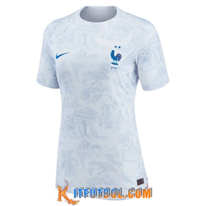 Camisetas De Futbol Francia Mujer Segunda 2022/2023
