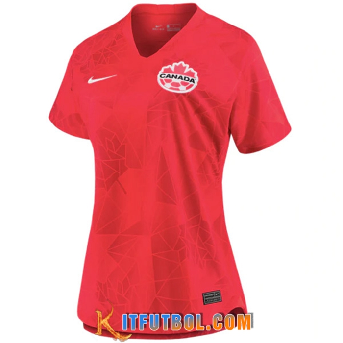 Camisetas De Futbol Canada Mujer Primera 2022/2023