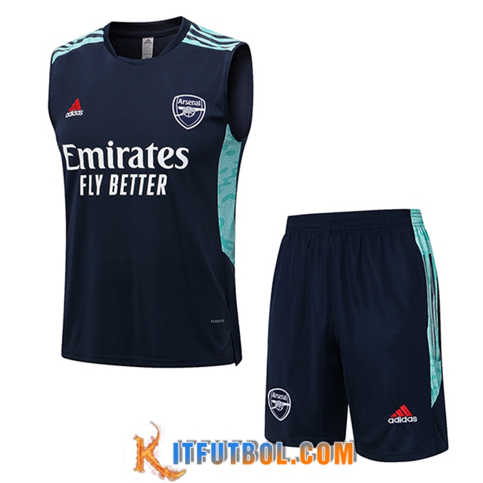 Camiseta Entrenamiento + Cortos Arsenal Azul marino 2022/2023