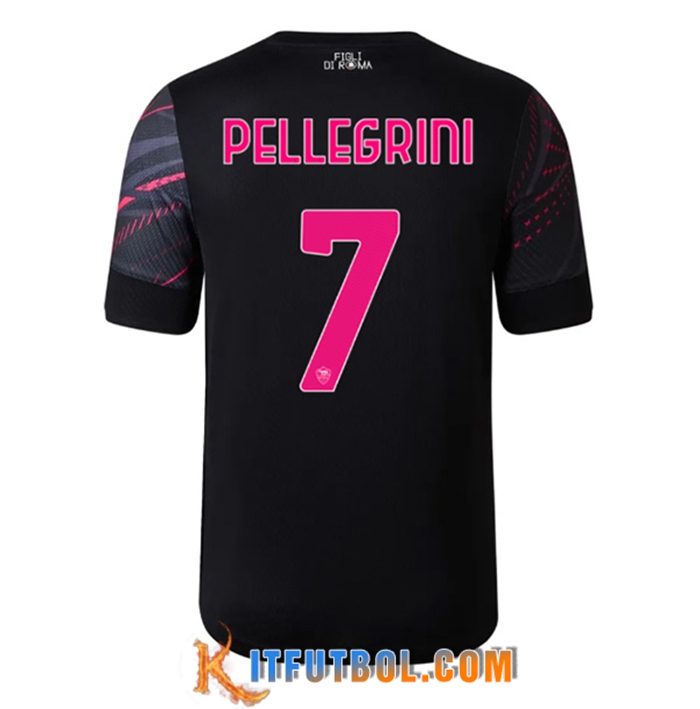 Camisetas De Futbol AS Roma (PELLEGRINI #7) 2022/2023 Tercera