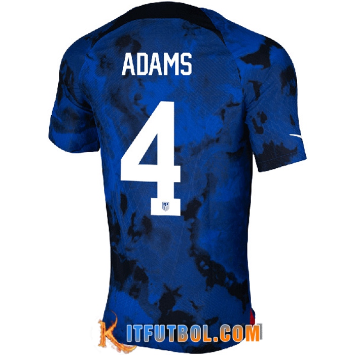 Camiseta Equipo Nacional Estados Unidos (ADAMS #4) 2022/2023 Segunda
