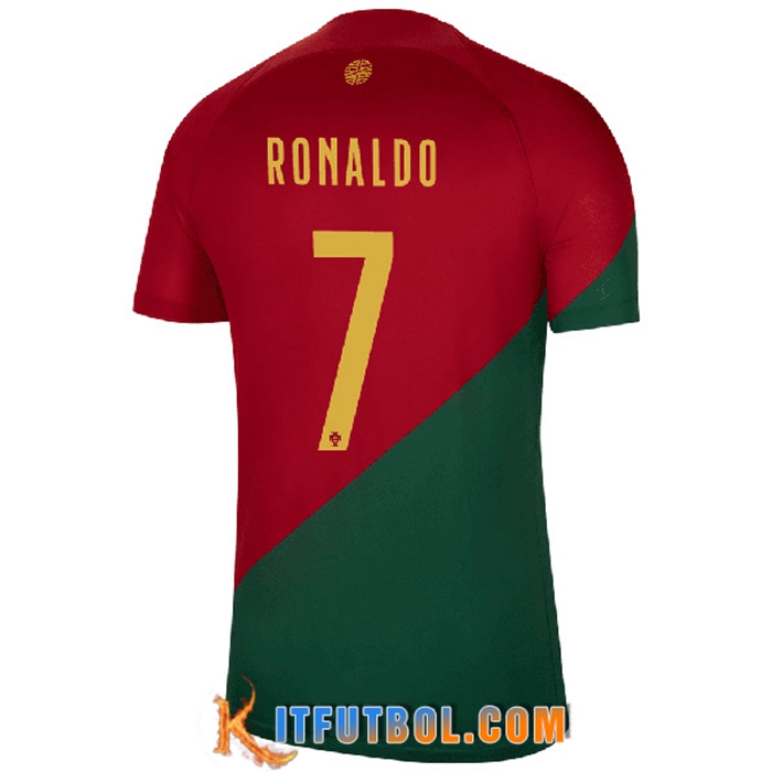 Camiseta Equipo Nacional Portugal (RONALDO #7) 2022/2023 Primera