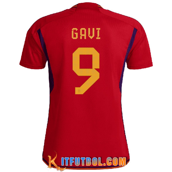 Camiseta Equipo Nacional España (GAVI #9) 2022/2023 Primera