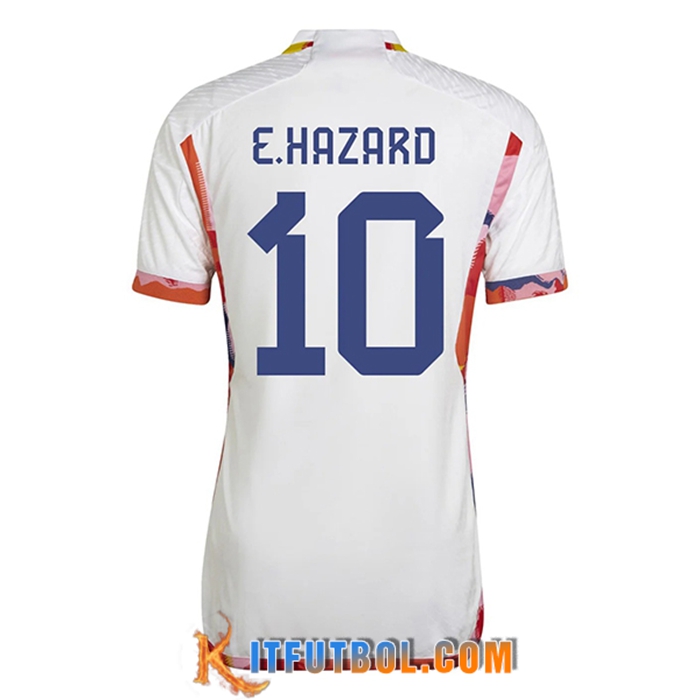 Camiseta Equipo Nacional Bélgica (E.HAZARD #10) 2022/2023 Segunda