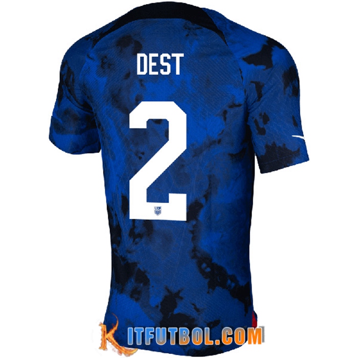 Camiseta Equipo Nacional Estados Unidos (DEST #2) 2022/2023 Segunda