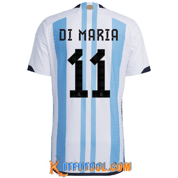 Camisetas De Futbol Argentina (DI MARIA #11) Copa Del Mundo 2022 Primera