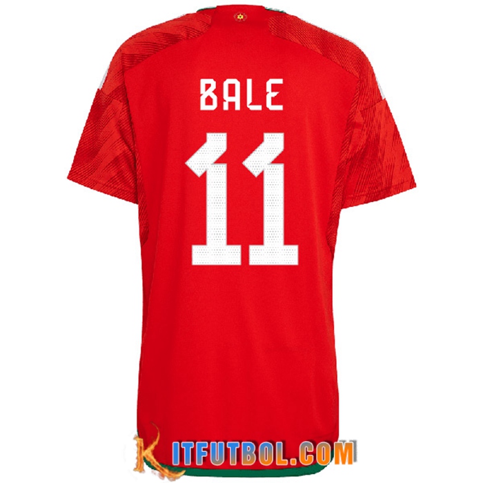 Camisetas De Futbol Gales (BALE #11) Copa Del Mundo 2022 Primera