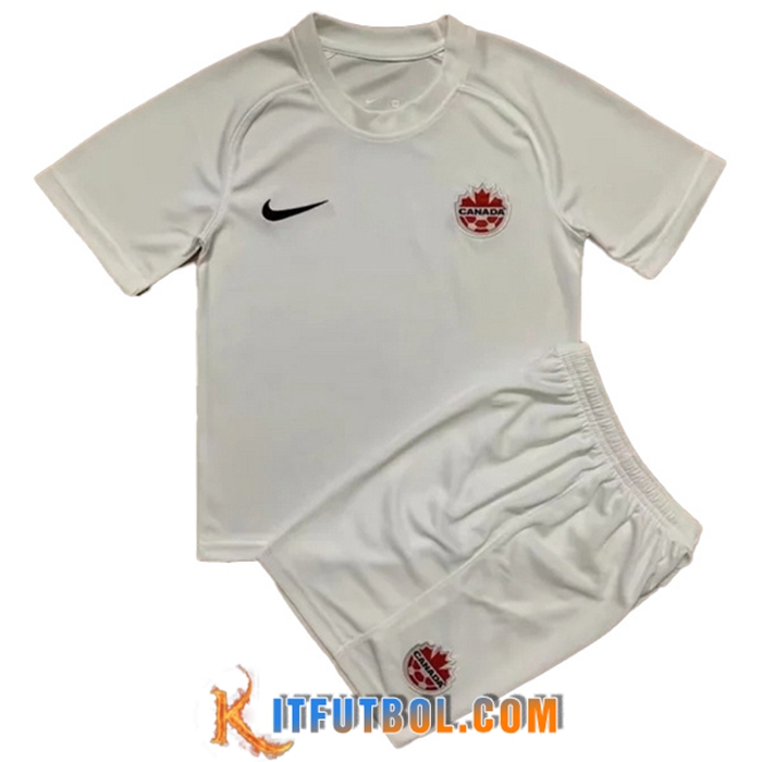 Nueva Camisetas De Futbol Canada Ninos Segunda 2022/2023