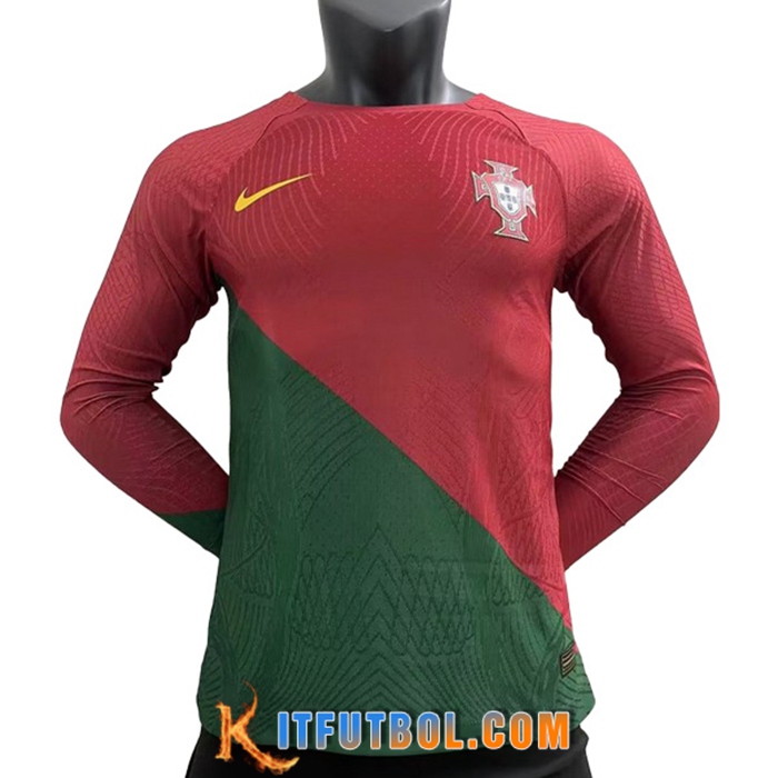 Nueva Camiseta Equipo Nacional Portugal Primera Manga Larga 2022/2023