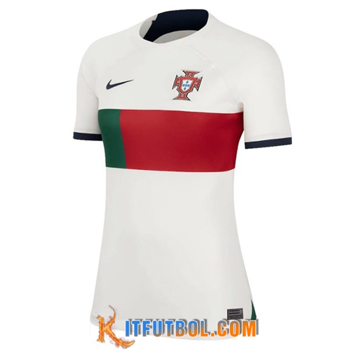 Camisetas De Futbol Portugal Mujer Segunda Copa Del Mundo 2022