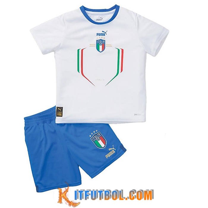 Nueva Camisetas De Futbol Italia Ninos Segunda 2022/2023