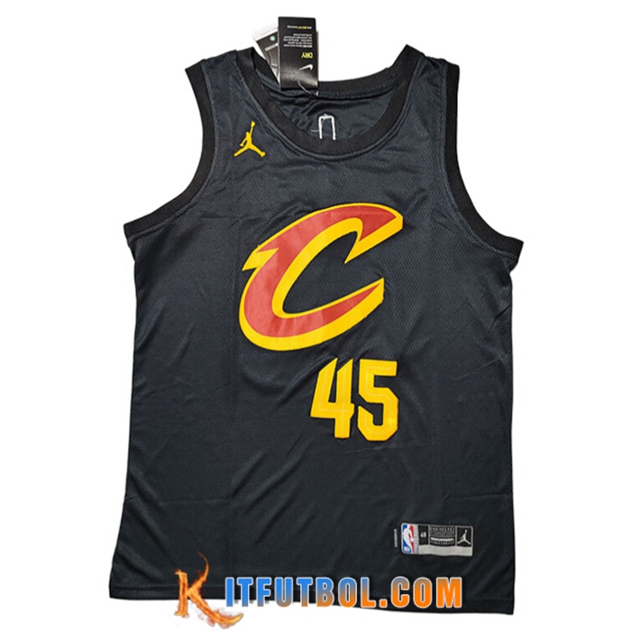 Camisetas Cleveland Cavaliers (MITCHELL #45) 2022/23 Negro