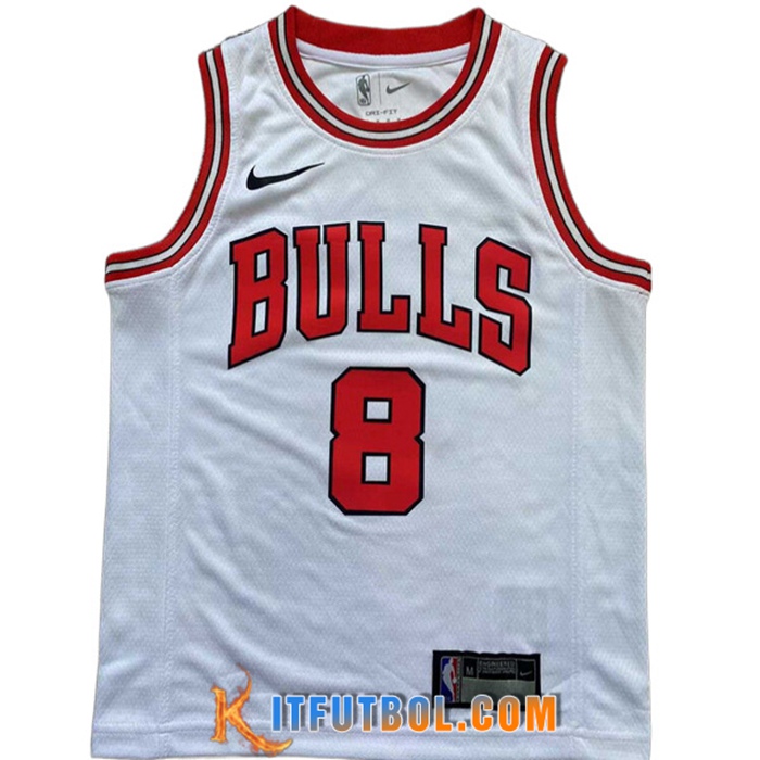 Camisetas Chicago Bulls (LAVINE #8) 2022/23 Blanco