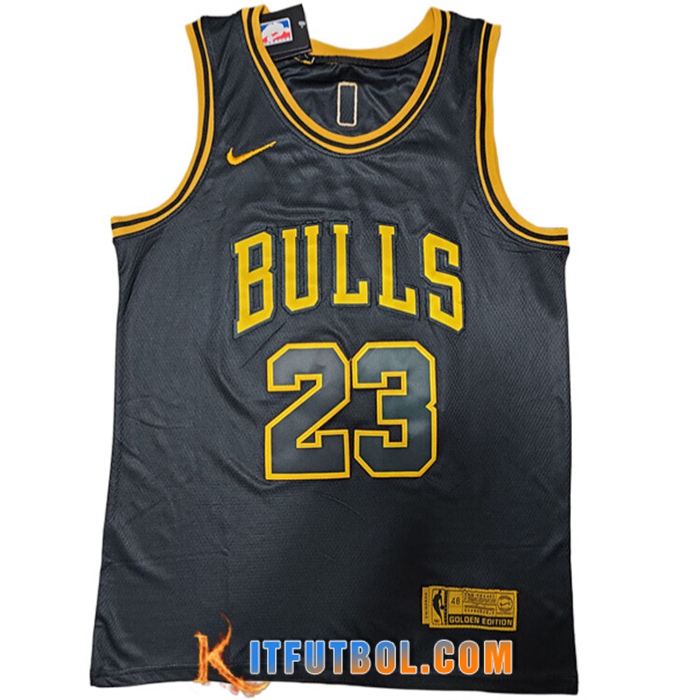 Camisetas Chicago Bulls (JORDAN #23) 2022/23 Negro
