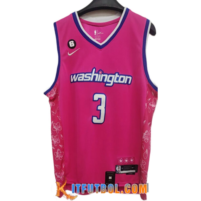 Camisetas Washington Wizards (BEAL #3) 2022/23 Rosa