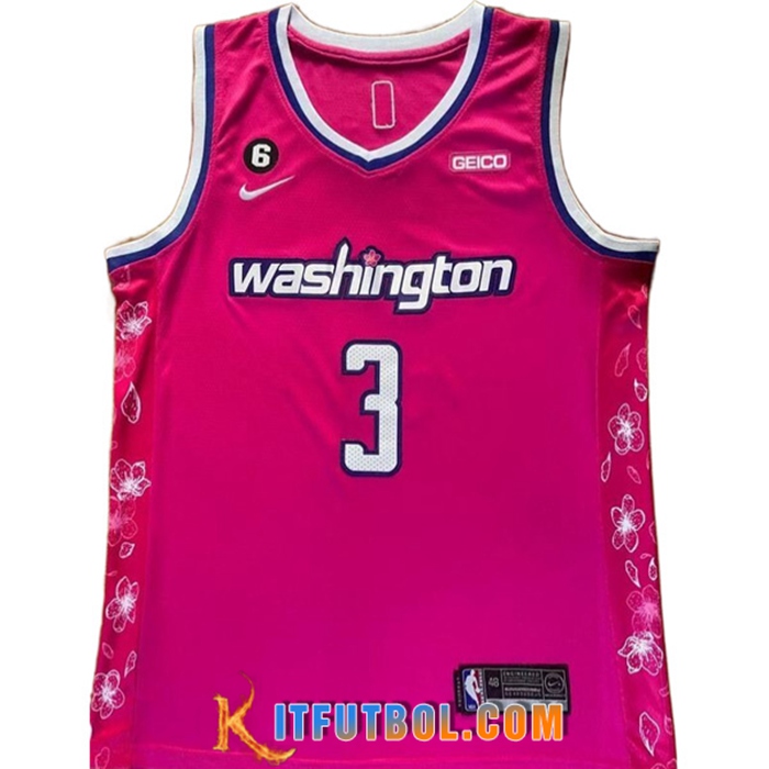 Camisetas Washington Wizards (BEAL #7) 2022/23 Rosa