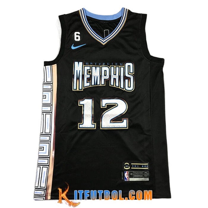 Camisetas Memphis Grizzlies (BRYANT #12) 2022/23 Negro