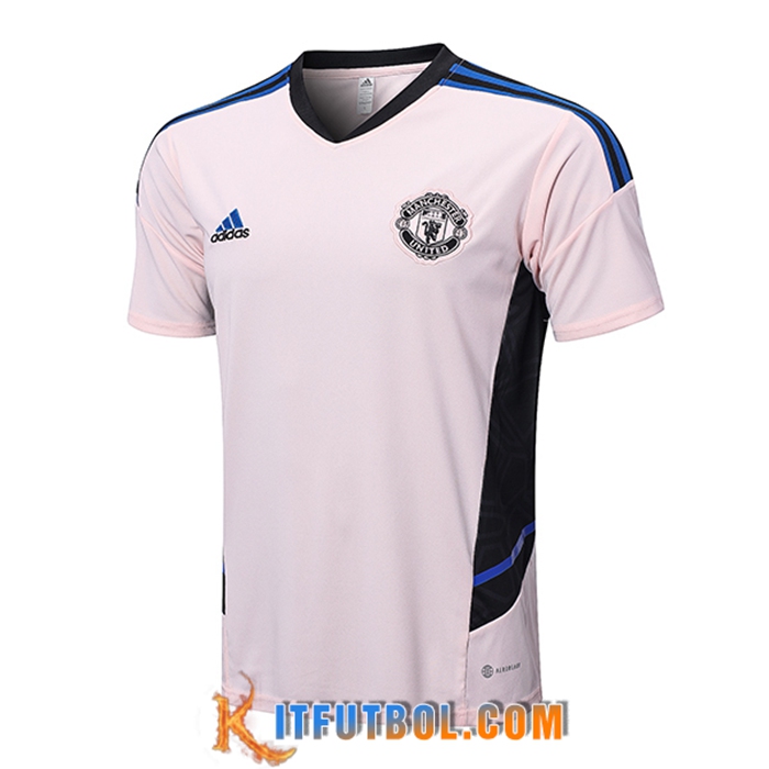 Camiseta Entrenamiento Manchester United Rosa 2022/2023