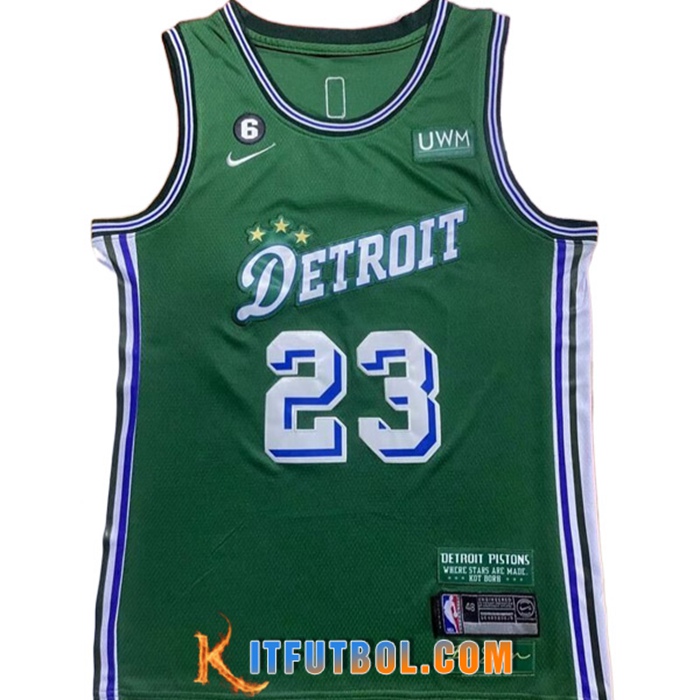 Camisetas Detroit Pistons (IVEY#23) 2022/23 Verde