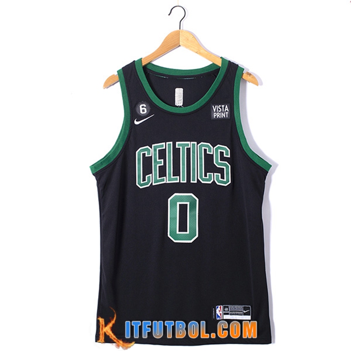 Camisetas Boston Celtics (TATUM #0) 2022/23 Negro