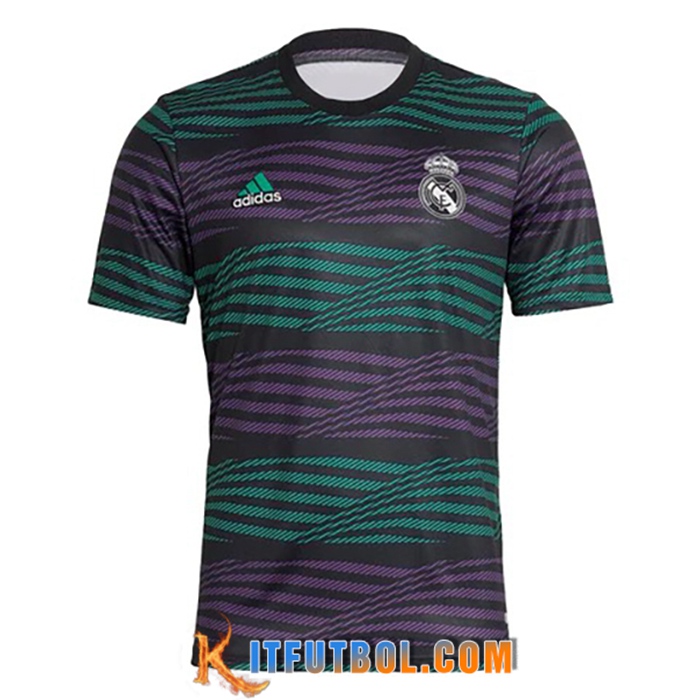 Camiseta Entrenamiento Real Madrid Verde/Violeta 2023/2023