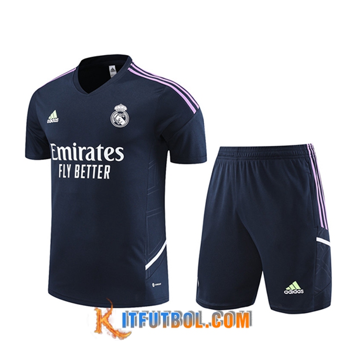 Camiseta Entrenamiento + Cortos Real Madrid Azul marino 2022/2023