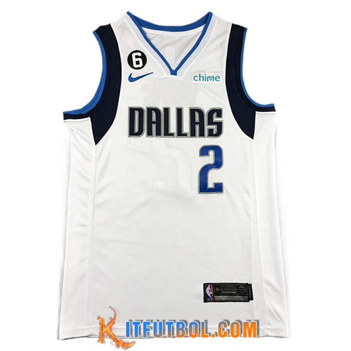 Camisetas Dallas Mavericks (IRVING #2) 2022/23 Blanco