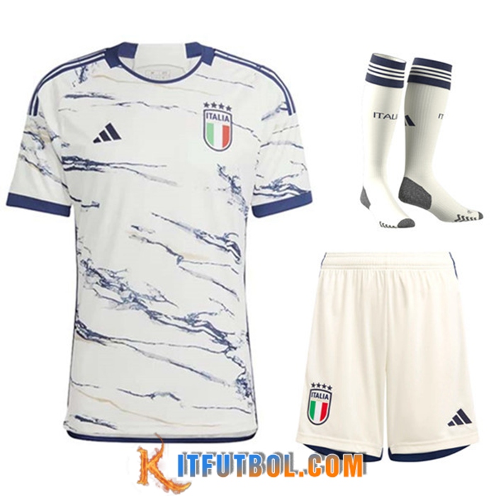 Camisetas De Futbol Italia Segunda (Cortos + Calcetines) 2023/2024
