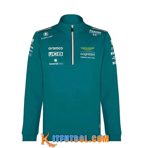 Todas Las Sudadera F1 Aston Martin Team Verde 2023