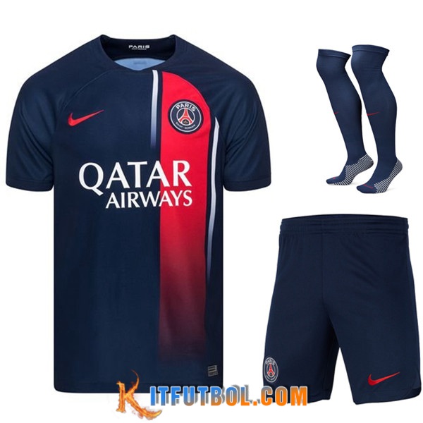 Camisetas Futbol PSG Primera (Cortos + Calcetines) 2023/2024
